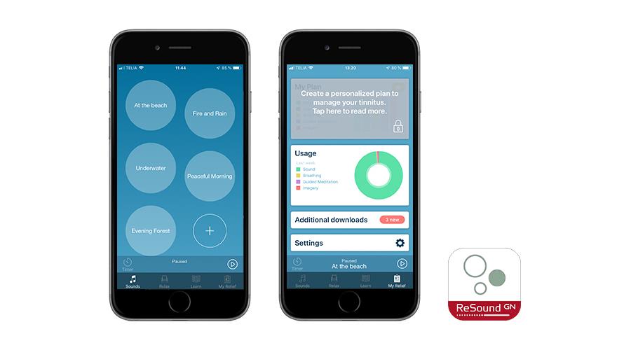 Nouvelle application Relief